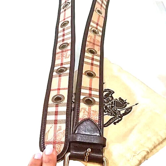 BURBERRY LEATHER BELT 100/40 with ORIGNAL BOX & DUST BAG - Picture 9 of 16